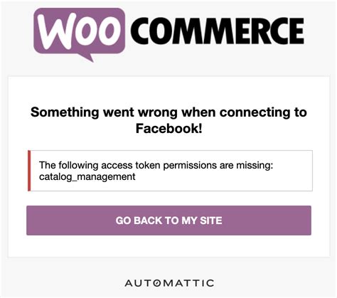 Troubleshooting Connecting Facebook .